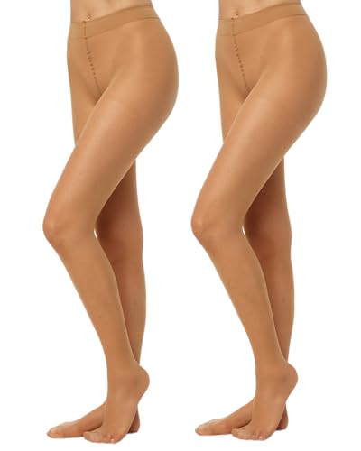 Nur Die 2er Pack Fit in Form 40 DEN starke Stützwirkung semi-blickdichte Fein-Strumpfhose seidig mattee Optik entlastet die BeineKomfortbund Damen Nur Die 2er Pack Fit in Form 40 DEN starke Stützwirkung semi-blickdichte Fein-Strumpfhose seidig mattee Optik entlastet die BeineKomfortbund Damen von Nur Die