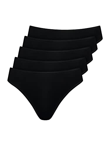 Nur Die Slip 5-Pack Mini - schwarz - Größe 36-38 von Nur Die