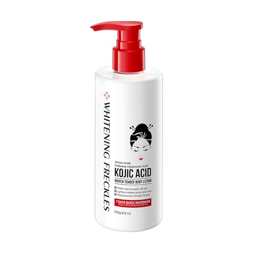 Kojisäure Aufhellende Körperlotion – Hautaufhellende Körpercreme Mit Kojisäure Für Strahlende Haut, 250g – Natürliche Whitening Lotion Für Männer & Frauen, Schnell Einziehend, Feuchtigkeitsspendend Kojisäure Aufhellende Körperlotion – Hautaufhellende Körpercreme Mit Kojisäure Für Strahlende Haut, 250g – Natürliche Whitening Lotion Für Männer & Frauen, Schnell Einziehend, Feuchtigkeitsspendend von Nurvidis