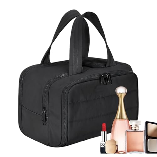 Nuytghr Reise-Kulturbeutel, Reise-Kulturbeutel, Reise-Make-up-Aufbewahrungstasche, Reise-Shampoo-Tasche, leichte Reisetasche, Damen-Kosmetiktasche, Kulturbeutel für Reisen, Schwarzbraun, Refer to Nuytghr Reise-Kulturbeutel, Reise-Kulturbeutel, Reise-Make-up-Aufbewahrungstasche, Reise-Shampoo-Tasche, leichte Reisetasche, Damen-Kosmetiktasche, Kulturbeutel für Reisen, Schwarzbraun, Refer to von Nuytghr