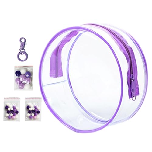 Nuytghr Sammlerpuppen-Präsentationstasche, Puppensammlung, Aufbewahrungstasche, multifunktionaler Puppen-Organizer, Kettentasche für Figuren, Statuen, Spielzeug, Kosmetik, Schreibwaren, violett, Refer Nuytghr Sammlerpuppen-Präsentationstasche, Puppensammlung, Aufbewahrungstasche, multifunktionaler Puppen-Organizer, Kettentasche für Figuren, Statuen, Spielzeug, Kosmetik, Schreibwaren, violett, Refer von Nuytghr