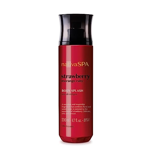 O Boticário Nativa SPA Erdbeere Rubin, Körpernebel, Körperspray, Parfümierter Körperduft, 200 ml von O Boticário