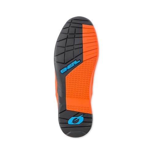 O'NEAL Motocross Stiefel RMX Boot EU I Enduro Motorrad I Ergonomische Motorradschuhe Herren & Damen mit Anti-Rutsch Sohle I Schwarz-Orange I Größe 44 von O'NEAL