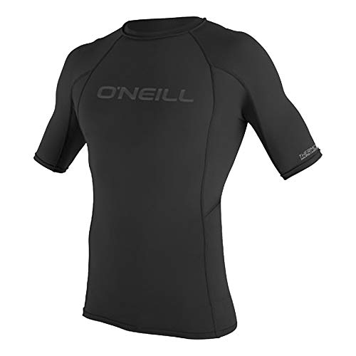 O';Neill Thermo-X Kurzarmshirt mit runden Top Schwarz - Easy Stretch Schnell Dry - Wasserabweisung, Geruchsbeständigkeit von O'Neill