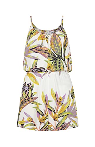 O'NEILL Damen Leina Playsuit, 31022 White Tropical Flower, M/L von O'Neill