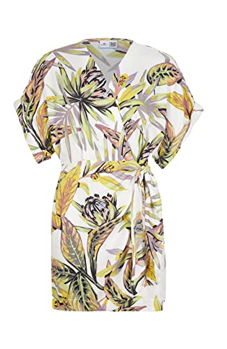 O'NEILL Damen Oliana Wrap Dress Lässiges Kleid, 31022 White Tropical Flower, XS/S von O'Neill