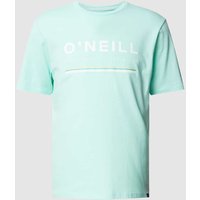 ONeill T-Shirt mit Label-Print Modell 'ARROWHEAD' in Ocean, Größe L von O'Neill