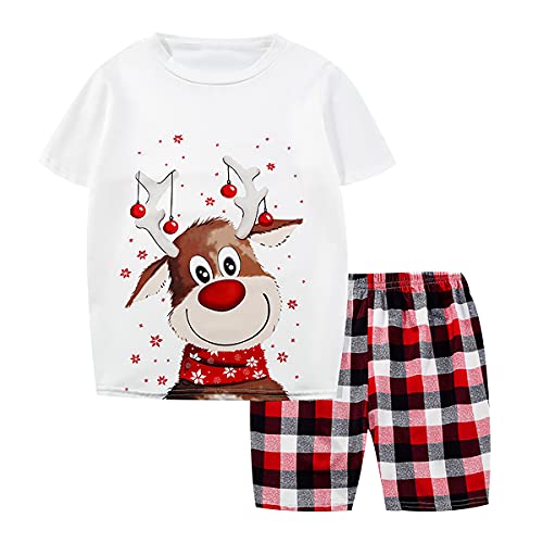 Family Matching Pyjamas Christmas Pyjamas Christmas Family Pjs Weihnachts Pyjamas Für Damen Mann Kinder Baby Christmas Festival Pjs Pyjama Familien Weihnachts Pyjamas Fawn Shorts Herren Men_3XL von OADOBKICE