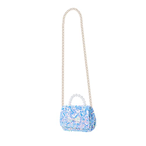 OATIPHO 1 Stück Schleife Umhängetasche Glitzer Umhängetasche Pailletten Handtasche Glitzer Handtasche Pailletten Tasche Kettentasche Damen Tasche von OATIPHO