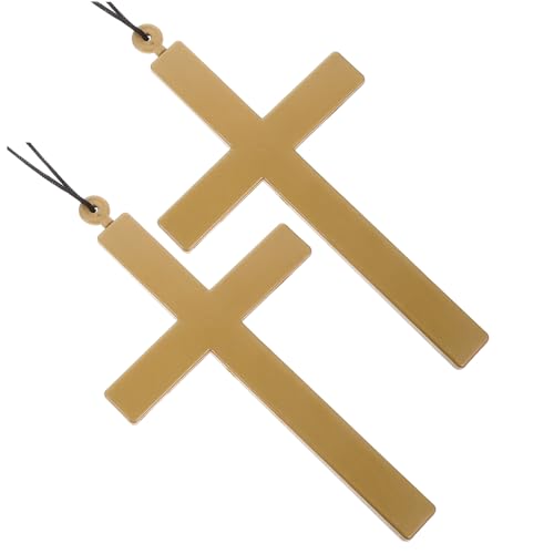 OATIPHO 2st Priester-kreuz-halskette Priesterkostüm Für Herren Autozubehör Große Kreuzkette Priester Kreuz Kruzifix Halskette Herren Kreuz Kreuzschmuck Halsketten Polyester Das Kreuz Säule von OATIPHO