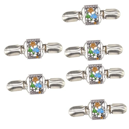 OATIPHO 6 Stk Kragenclips aus haar spangen haarclips haarstecker Kragenkleid für Frauen Kleiderblusen für Damen Schal Cardigan-Clips universelle Anti-Licht Lavalier von OATIPHO