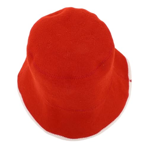 OATIPHO Duschhaube Saunahüte Mann Saunahut Für Herren Männer Groß Wasser Saunazubehör Bequemer Hut Für Die Sauna Bademütze Badehut Für Den Haushalt Badzubehör Wolle Rot OATIPHO Duschhaube Saunahüte Mann Saunahut Für Herren Männer Groß Wasser Saunazubehör Bequemer Hut Für Die Sauna Bademütze Badehut Für Den Haushalt Badzubehör Wolle Rot von OATIPHO