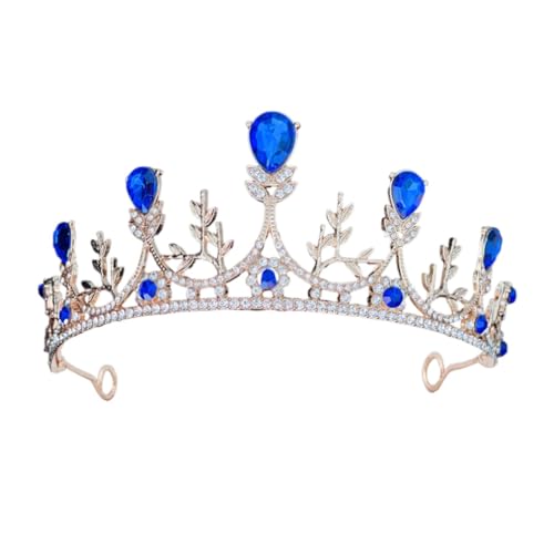 OATIPHO Hochzeit Krone Stirnband Strass Prinzessin Braut Krone Tiaras Kristall Braut Tiara Kopfschmuck Kopfschmuck Haarband Kopfbedeckung Kopfbedeckung Frauen Haarschmuck Zubehör von OATIPHO