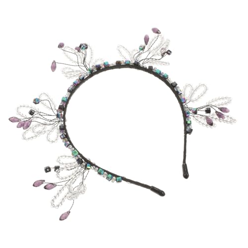 OATIPHO Kristall-Strass-Stirnband Kristall-Haarband Haarband Für Frauen Und Mädchen Glitzerndes Disco-Haarband Hochzeit Braut-Kopfschmuck von OATIPHO