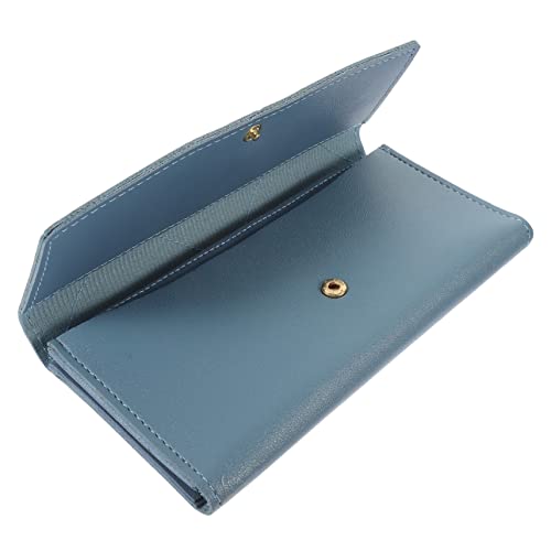 OATIPHO Lange einfarbige Geldbörse Kartenetui für Damen Clutch-Geldbörse für Damen kreditkartenhalter Credit Card Holder Ledergeldbörse Damen geldbörse Karten Brieftasche Frauen klein von OATIPHO