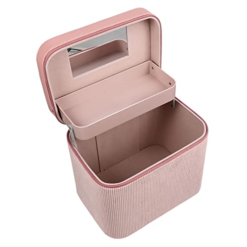 OATIPHO Make Up für Damen Große Kosmetik Aufbewahrungstasche mit Spiegel Praktische und Langlebige Handtasche für Reisen und Zuhause Mehrzweck Kosmetik Organizer OATIPHO Make Up für Damen Große Kosmetik Aufbewahrungstasche mit Spiegel Praktische und Langlebige Handtasche für Reisen und Zuhause Mehrzweck Kosmetik Organizer von OATIPHO