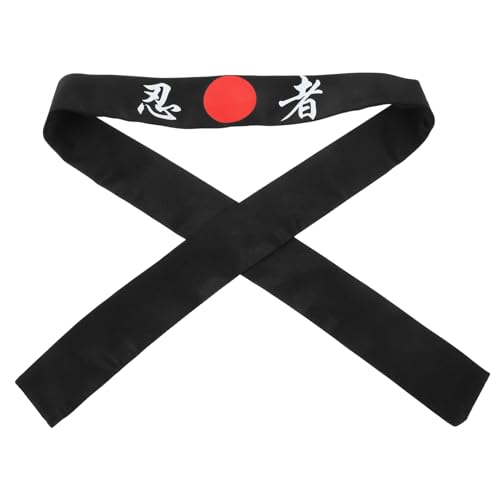 OATIPHO Samurai-stirnband Sushi-kostüm Japanisches Stirnband Chef-kopfschmuck Breite Japanisches Bandana Bushido Hachimaki Stirnband Koch-bandana Dekoratives Mann Kochen Baumwolle Sport von OATIPHO