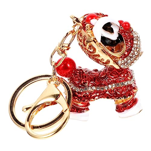 OATIPHO Retro-schlüsselanhänger Mit Chinesischem Löwen- Strass- Für Auto Tasche Dekorativer Schlüsselanhänger OATIPHO Retro-schlüsselanhänger Mit Chinesischem Löwen- Strass- Für Auto Tasche Dekorativer Schlüsselanhänger von OATIPHO
