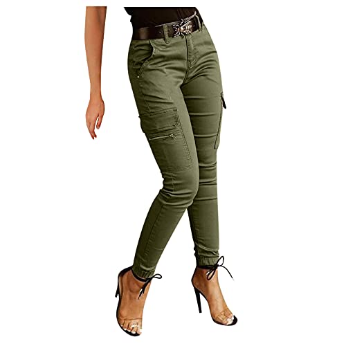 Cargohose Damen High Waist Cargo Pants Skinny Fit Arbeitshose Stretch Cargo Leggings Hose Mit Taschen Skinny Hosen Gummibund Seitentaschen Mädchen Sportleggins Cargo Motorradhose Biker Pants S-Xxl Cargohose Damen High Waist Cargo Pants Skinny Fit Arbeitshose Stretch Cargo Leggings Hose Mit Taschen Skinny Hosen Gummibund Seitentaschen Mädchen Sportleggins Cargo Motorradhose Biker Pants S-Xxl von OBiQuzz