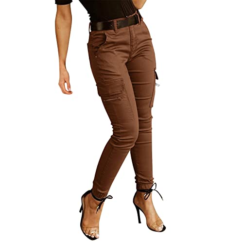 Cargohose Damen High Waist Cargo Pants Skinny Fit Arbeitshose Stretch Cargo Leggings Hose Mit Taschen Skinny Hosen Gummibund Seitentaschen Mädchen Sportleggins Cargo Motorradhose Biker Pants S-Xxl Cargohose Damen High Waist Cargo Pants Skinny Fit Arbeitshose Stretch Cargo Leggings Hose Mit Taschen Skinny Hosen Gummibund Seitentaschen Mädchen Sportleggins Cargo Motorradhose Biker Pants S-Xxl von OBiQuzz