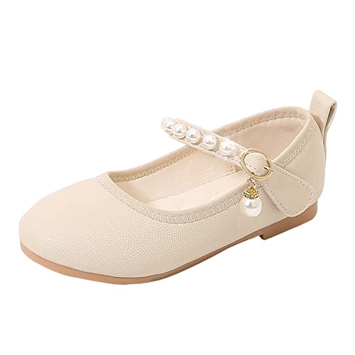 Mädchen Prinzessinen Schuhe - Mary-Jane-Strap-Halbschuhe Mit Bowknot Pu-Leder Schulschuhe Elegante Kleidschuhe Weich Bequem Einzelne Schuhe Flats Tanzschuhe Performance Hochzeitsschuhe von OBiQuzz