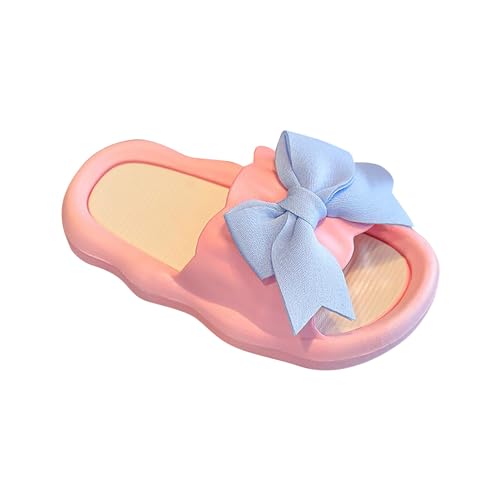 OBiQuzz Badeschuhe Kinder Mädchen - Sandaletten Bowknot Prinzessin Schuhe Flache Strandsandalen rutschfest Dusch Badeschuhe Boho Hallenschuhe Sommer Krabbelschuhe Bequeme Badelatschen von OBiQuzz