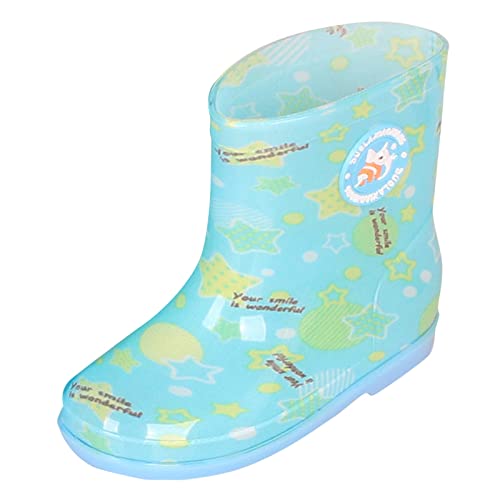 OBiQuzz Regenstiefel Kinder Gummistiefel Rutschfeste Regenschuhe Halbschaft Regen Stiefel Wasserdichte Rain Boots Kinderstiefel Pvc Kinderschuhe Frühling Sommer Stiefeletten Bootschuhe 2-8 Jahre von OBiQuzz