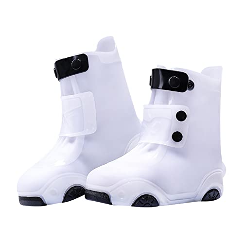 OBiQuzz Regenüberschuhe | Überschuhe für Regenstiefel für und Mädchen | Wiederverwendbare Galoschen-Überschuhe Winterstiefel Kinder Wasserdicht 28 (D, 29 Little Kids) von OBiQuzz