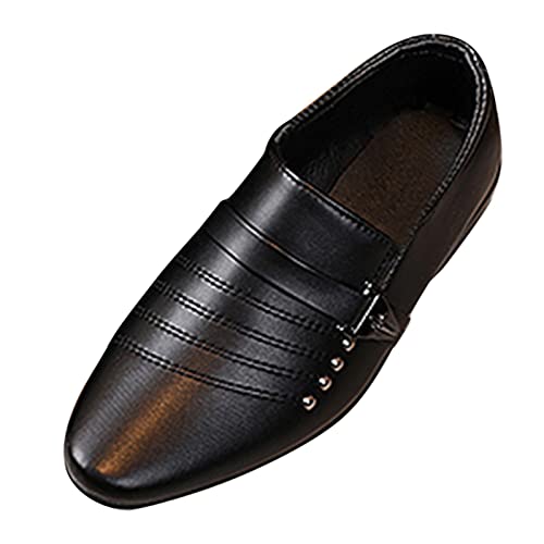 Performance Kinderschuhe Junge - Lederschuhe Kinder Anzug Schuhe Britischen Stil Lackschuhe Student Businessschuh Schnürhalbschuhe Bequem Einzelne Schuhe Party Hochzeit Schuhe von OBiQuzz