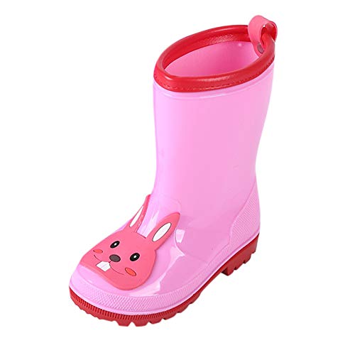 Regenstiefel Kinder Gummistiefel Jungen Rutschfeste Regenschuhe Halbschaft Regen Stiefel Niedlich Cartoon Rain Boot Boots Wasserdichte Kinderschuhe Kids Bootschuhe Stiefeletten 3-9 Jahre Kinderstiefel von OBiQuzz