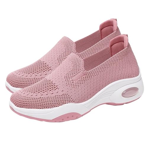 Slip On Sneakers Damen Orthopädische Schuhe Damen Bequeme Walking Schuhe Sportschuhe Leicht Turnschuhe Sommerschuhe Arbeitsschuhe Rutschfest Slipper Hausschuhe Schlupfschuhe Laufschuhe Freizeitschuhe von OBiQuzz