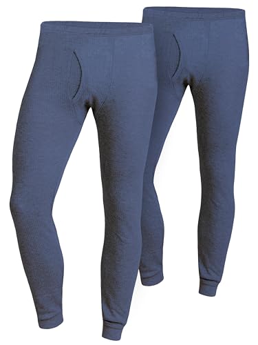 OCERA 2X Thermo Unterhose für Herren Thermounterwäsche Baumwolle - Jeansblau - 3XL OCERA 2X Thermo Unterhose für Herren Thermounterwäsche Baumwolle - Jeansblau - 3XL von OCERA
