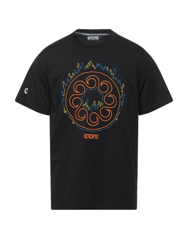 OCTOPUS T-shirts Herren Schwarz von OCTOPUS