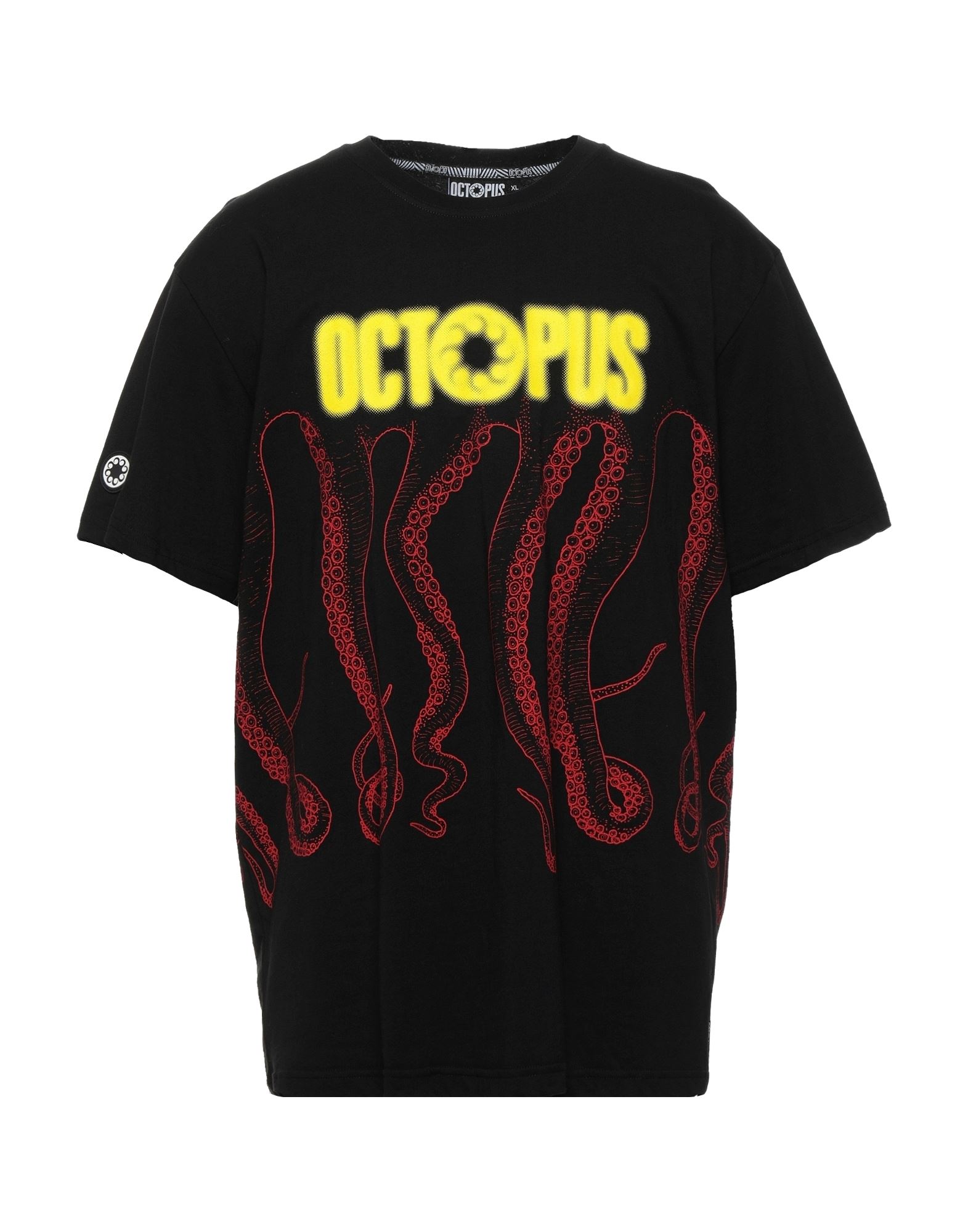 OCTOPUS T-shirts Herren Schwarz von OCTOPUS