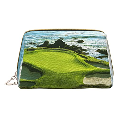 OGNOT Galaxy Kulturbeutel Reiseorganizer für Männer und Frauen, leichte Leder-Make-up-Tasche, kleine Kosmetiktasche, Beach-Golfplatz, Einheitsgröße von OGNOT