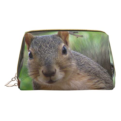 OGNOT Squirrel In The Tree Kulturbeutel Reiseorganizer für Männer und Frauen, leichte Leder-Make-up-Tasche, kleine Kosmetiktasche, Eichhörnchen im Baum, Einheitsgröße von OGNOT
