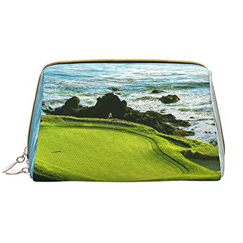 OGNOT Zen Design Schmetterling Kulturbeutel Reiseorganizer für Männer und Frauen, leichte Leder-Make-up-Tasche, große Kosmetiktasche, Beach-Golfplatz, Einheitsgröße von OGNOT