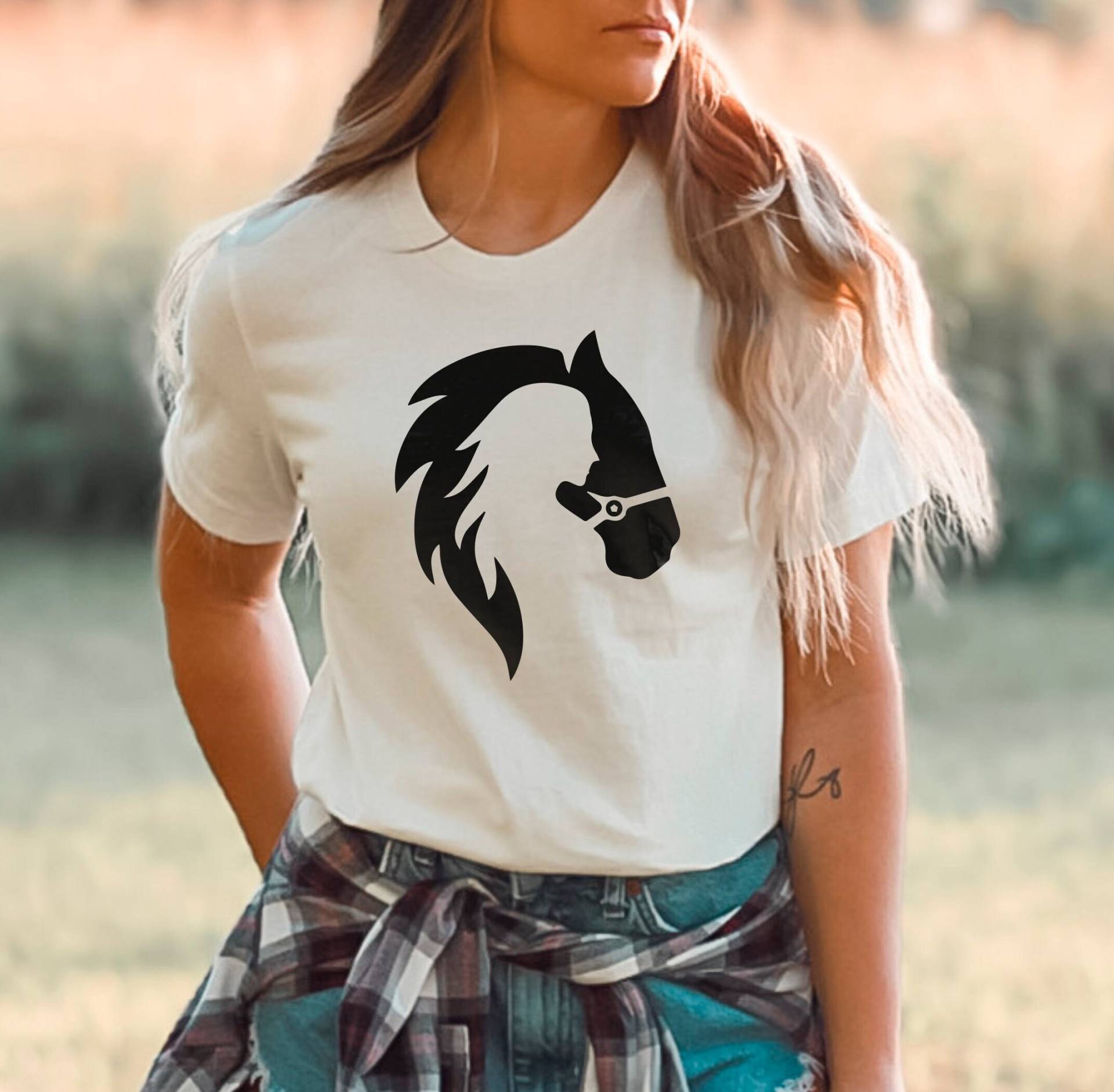 Pferd Shirt, Frau Mädchen Pferdeliebhaber Shirts, Shirt Geschenk, T-Shirts, Frauen von OJEYAPPAREL