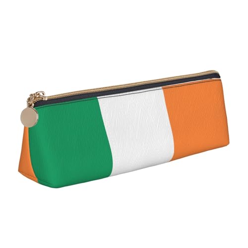 OKFSTY Federmäppchen mit irischer Flagge, ästhetisch mit dreieckigem Design, Stifteetui für Kinder, für Pinsel, Bleistifte, weiß, Einheitsgröße, Taschen-Organizer OKFSTY Federmäppchen mit irischer Flagge, ästhetisch mit dreieckigem Design, Stifteetui für Kinder, für Pinsel, Bleistifte, weiß, Einheitsgröße, Taschen-Organizer von OKFSTY