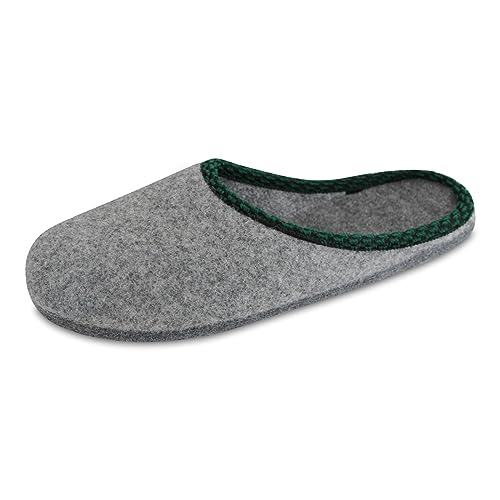 OLShop AG Herren Grau Filz Pantoffeln mit Zierleiste und Filzsohle Gr. 41 OLShop AG Herren Grau Filz Pantoffeln mit Zierleiste und Filzsohle Gr. 41 von OLShop AG
