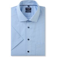 OLYMP Luxor, bügelfreies Business Hemd, modern fit, Blau, Kurzarm, Kent, 46 OLYMP Luxor, bügelfreies Business Hemd, modern fit, Blau, Kurzarm, Kent, 46 von OLYMP Luxor
