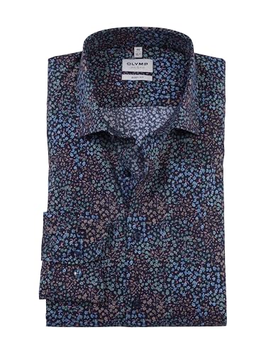 OLYMP Herren Businesshemd Langarm Level.Five.Body.fit,Digitaldruck auf Uni,Body fit,Modern Kent,Granat 86,42 OLYMP Herren Businesshemd Langarm Level.Five.Body.fit,Digitaldruck auf Uni,Body fit,Modern Kent,Granat 86,42 von OLYMP