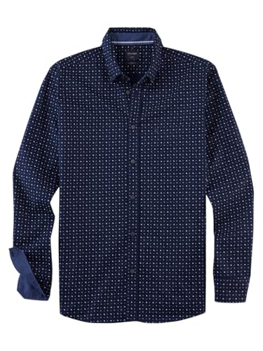 OLYMP Herren Freizeithemd Langarm Casual,Rotationsdruck auf Uni,059 Casual 22,04 Button-Down-Kragen,Marine 18,M OLYMP Herren Freizeithemd Langarm Casual,Rotationsdruck auf Uni,059 Casual 22,04 Button-Down-Kragen,Marine 18,M von OLYMP