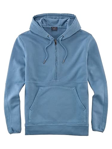 OLYMP Herren Kapuzenpulli Sweat,Uni,modern fit,Rauchblau 13,L von OLYMP