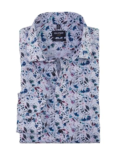 OLYMP Herren Oberhemd Langarm Luxor,Digitaldruck auf Uni,modern fit,Global Kent,Rosenholz 32,40 OLYMP Herren Oberhemd Langarm Luxor,Digitaldruck auf Uni,modern fit,Global Kent,Rosenholz 32,40 von OLYMP