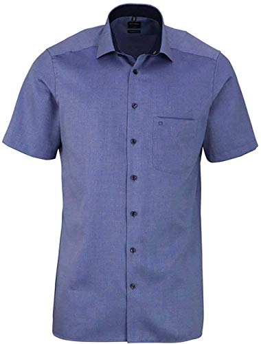 OLYMP Herren Oberhemd Langarm Luxor,Natté,modern fit,Global Kent,Marine 18,48 OLYMP Herren Oberhemd Langarm Luxor,Natté,modern fit,Global Kent,Marine 18,48 von OLYMP