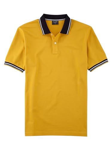 OLYMP Herren Polo-Shirt Kurzarm Casual Wirk,Uni,Regular fit,mais 53,3XL von OLYMP