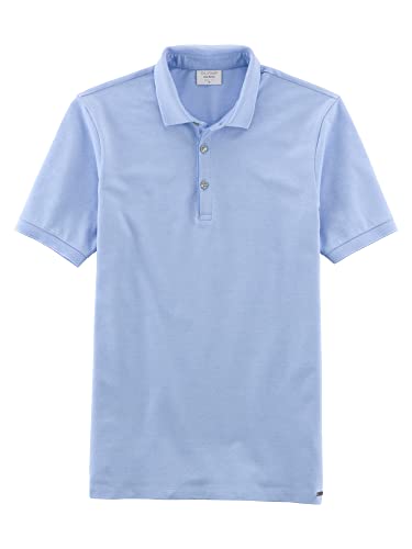 OLYMP Herren Polo-Shirt Kurzarm Level Five Polo,Uni,Body fit,Polo-Kragen,hellblau 10,XXL von OLYMP