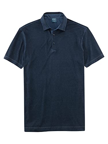 OLYMP Herren Polo Shirt Kurzarm Polo,Männer,Uni,modern fit,Marine 18,L von OLYMP