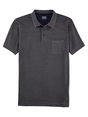 OLYMP Herren Polo-Shirt Kurzarm Polo,Uni,modern fit,Marine 18,3XL von OLYMP